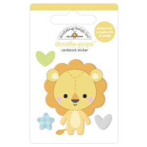 Doodlebug Design Lovable Lion Doodle-Pops (6777) ( 842715067776)